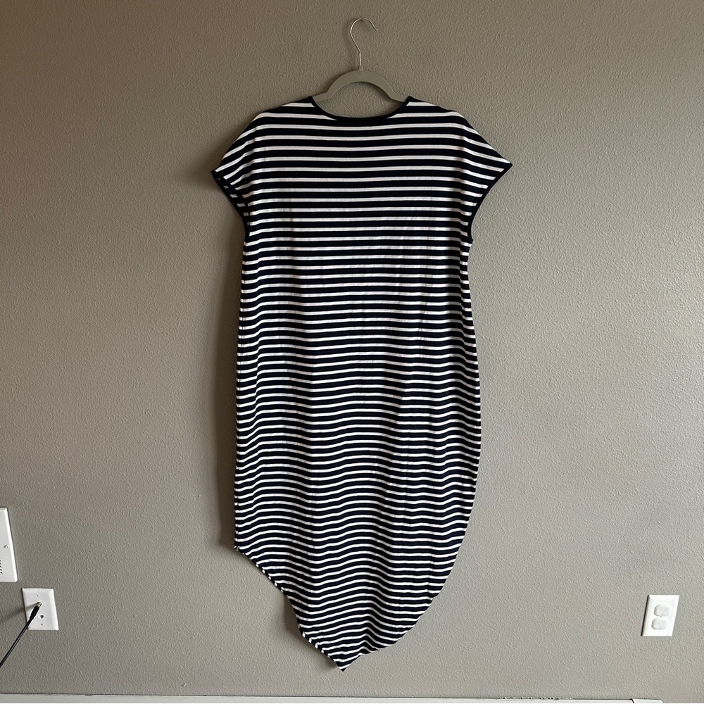 NWT Universal Standard Geneva Navy Striped Midi Dress XS - Picture 10 of 12